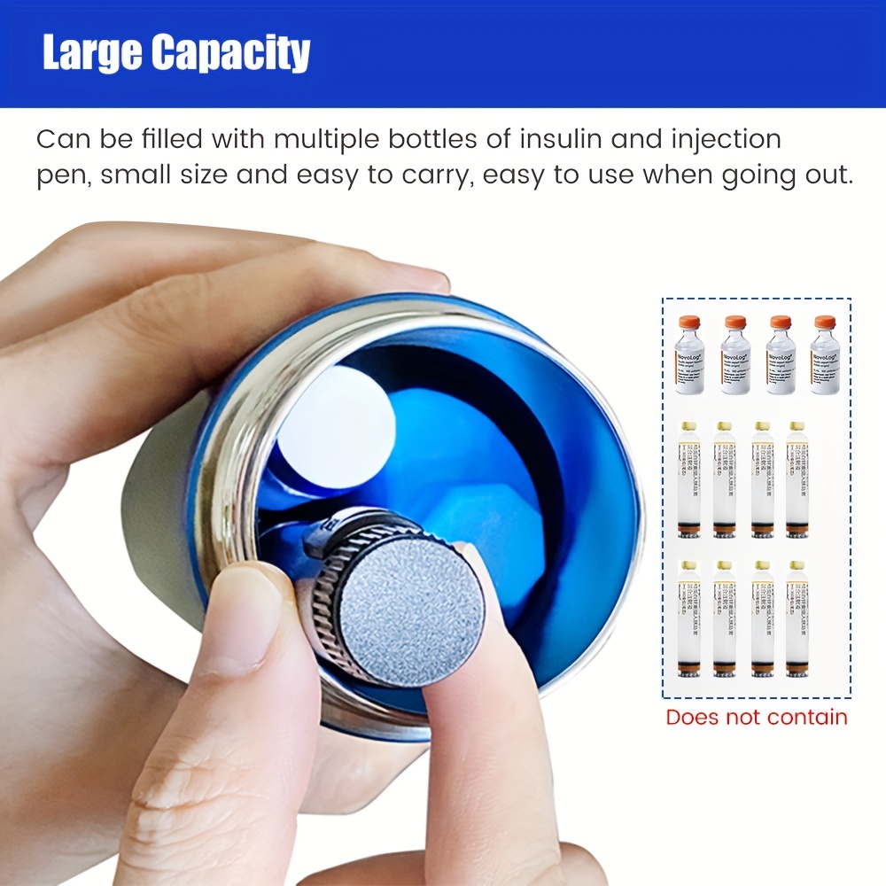 24H Insulin Cooler Travel Case for Diabetics